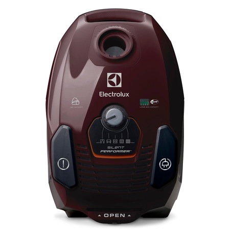 Aspirator cu sac Electrolux ZSPALLFLR, 3.5 l, Tub telescopic, 650 W, Filtru Hygiene 12 lavabil, Visiniu