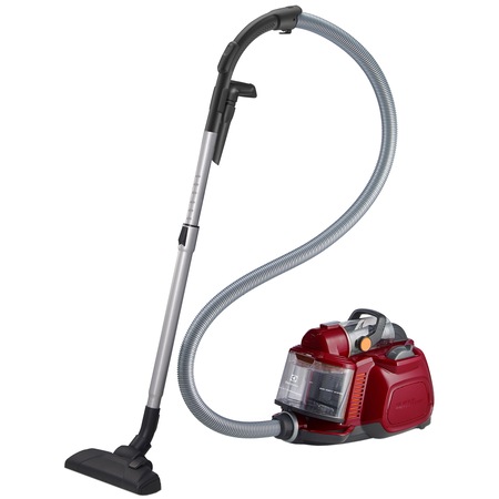 Aspirator fara sac Electrolux ZSPCPARKET, Tub telescopic, 600 W, Filtru Hygiene 12 lavabil, Rosu