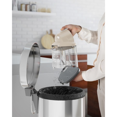 Aspirator fara sac Electrolux ZSPCSILENT, Tub telescopic, 800 W, Filtru Hygiene 12 lavabil, Alb