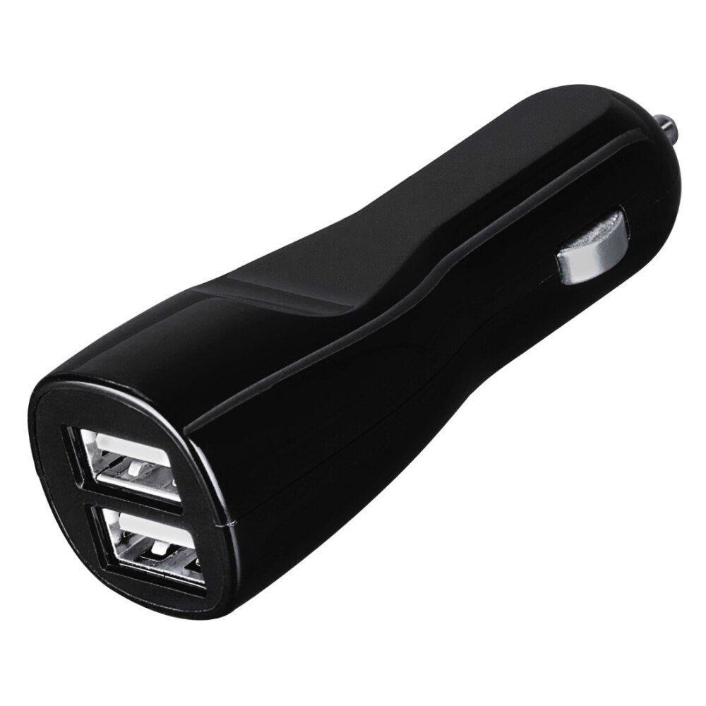 Incarcator auto universal EVO Hama cu 2 porturi USB si functie auto-detect