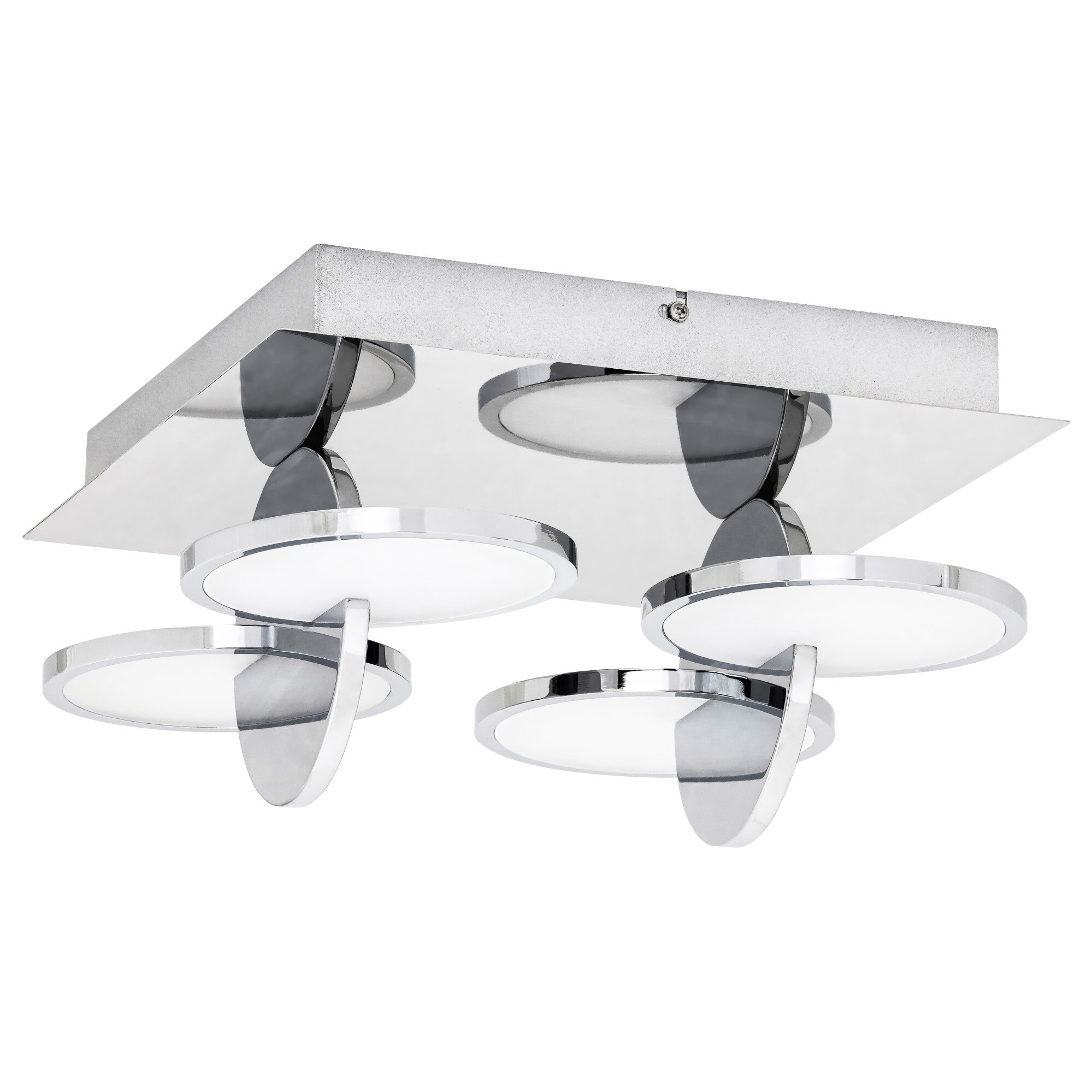 Plafoniera Assana, Rabalux, 33W, 2200 lm, 3000K, crom satin, RB5671