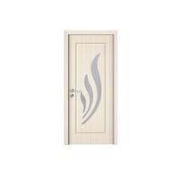 usa interior din mdf cu toc inclus novo doors nd310c  dimensiune 200x80 centimetri geam sablat cadru din lemn masiv din rasinoase balamale si clanta incluse toc fix de 10 centimetri plinta pe o singura parte crem imagen 19_0_
0
