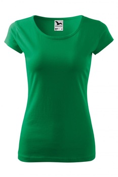 Tricou pentru dama Pure, verde mediu, marime XL Tricou pentru dama Pure, verde mediu, marime XL