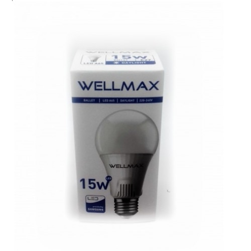 Bec LED Wellmax, A60 E27 15W, 6500K, 15w33649 - eMAG.ro
