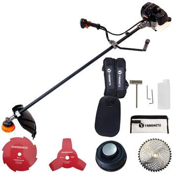 Motocoasa Yamamoto PRO, 6.7 cp, 9000 rpm, motor 2 timpi, 4 sisteme de taiere, pornire usoara Smart Pull Motocoasa Yamamoto PRO, 6.7 cp, 9000 rpm, motor 2 timpi, 4 sisteme de taiere, pornire usoara Smart Pull
