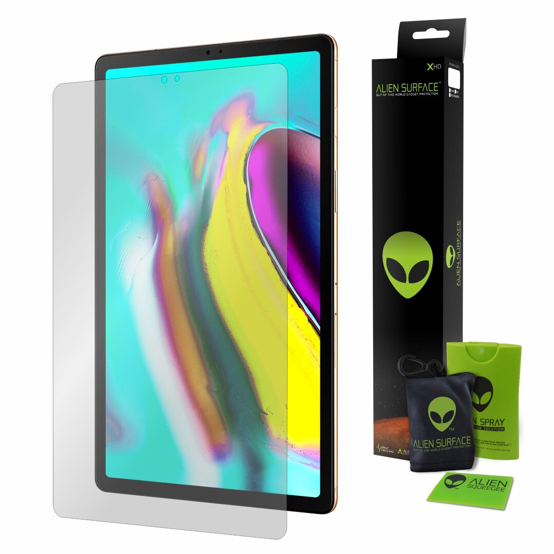 Folie Alien Surface XHD, Samsung Galaxy Tab S5E 10.5 inch (2019), protectie ecran + Alien Fiber cadou