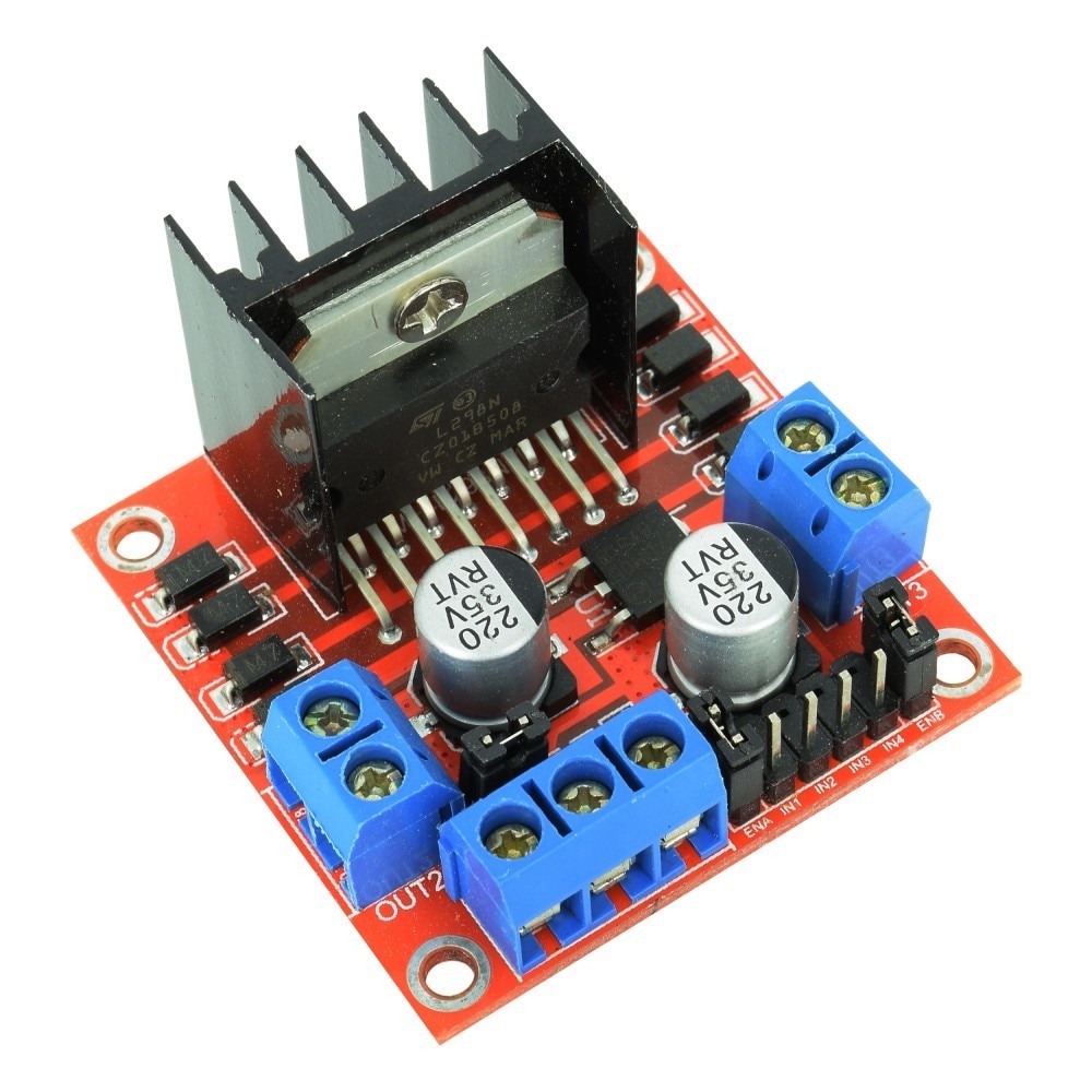 Modul driver motoare L298N Compatibil Arduino - eMAG.ro