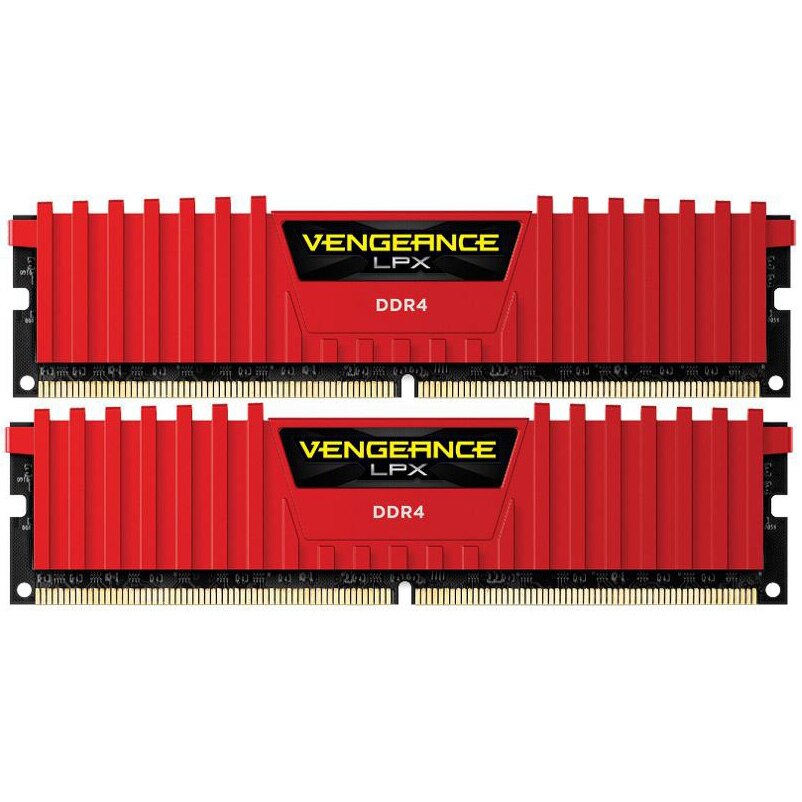 Memorie Corsair Vengeance LPX 16GB (2x8), DDR4, 3000MHz, CL15, Red