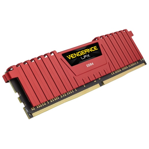 Memorie Corsair Vengeance LPX 16GB (2x8), DDR4, 3000MHz, CL15, Red