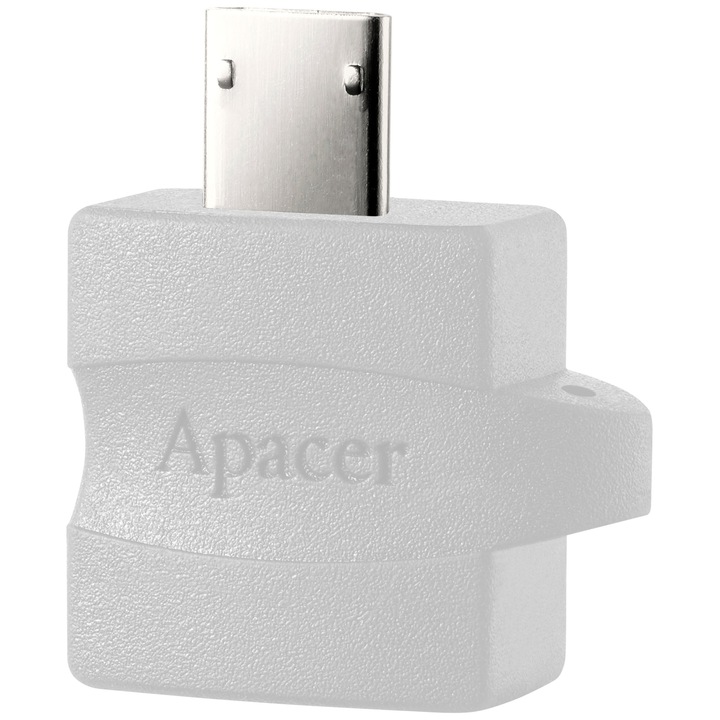 Адаптер Apacer, USB 2.0 - OTG, Бял