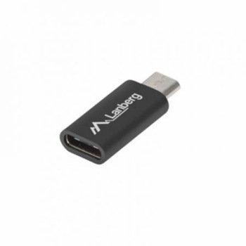 Adaptor , Lanberg , USB C(tata)/microUSBmama 2.0 , negru Adaptor , Lanberg , USB C(tata)/microUSBmama 2.0 , negru