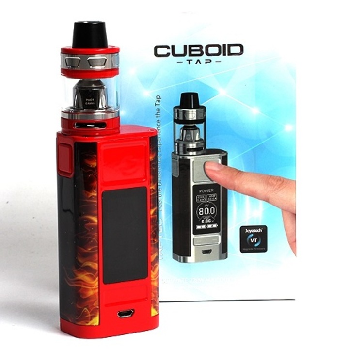Kit tigara electronica Joyetech Cuboid Tap 228W rosu - eMAG.ro
