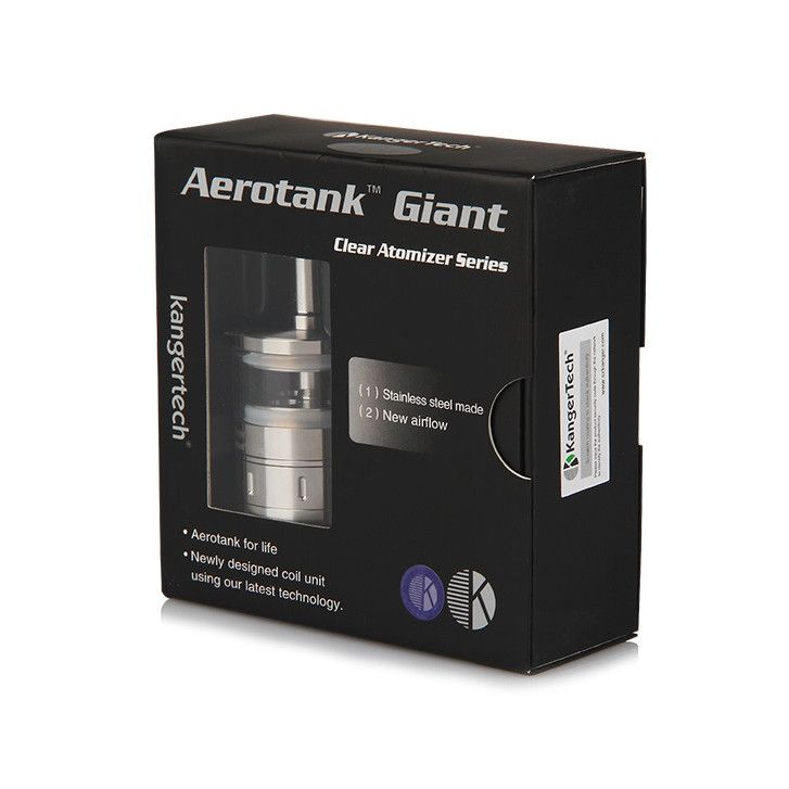 Atomizor Aerotank Giant, 4.5ml, Argintiu