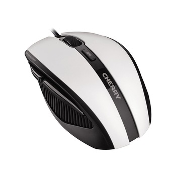 Mouse ergonomic CHERRY MC 3000, Alb, cu fir Mouse ergonomic CHERRY MC 3000, Alb, cu fir