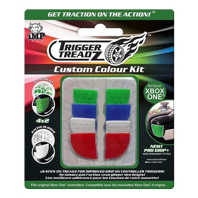 Set Accesorii Trigger Treadz Tt Custom Colour Kit 8 Pack pentru Xbox One
