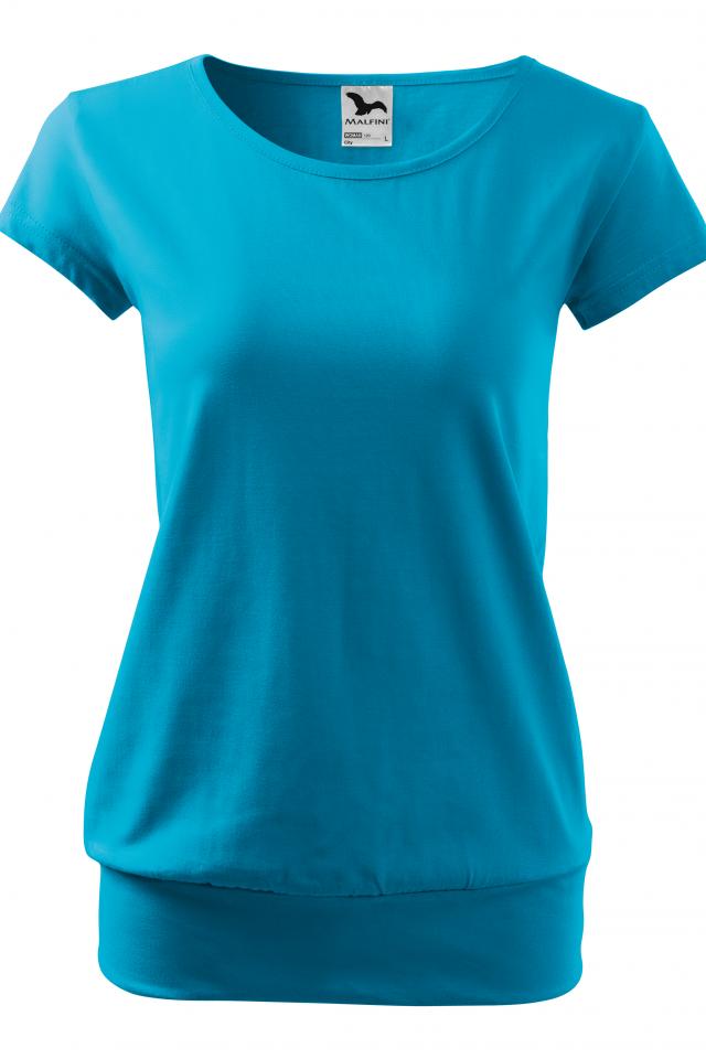 Tricou pentru dama City, Turcoaz