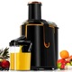 Storcator de fructe si legume Cecotec ExtremeTitanium 19000 XXL, 1300 W, 950 ml, Negru