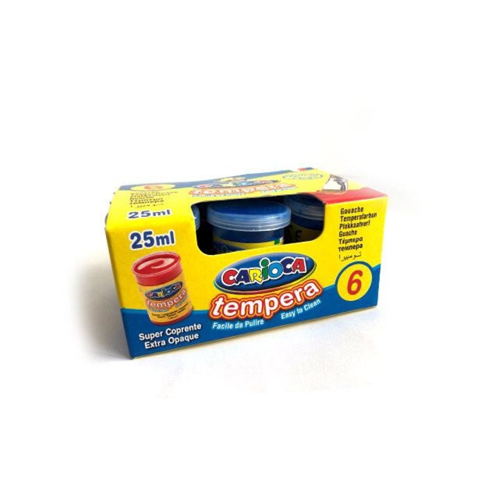 Carioca 1022051 Kék tempera tégelyben 6x35 gr - Carioca