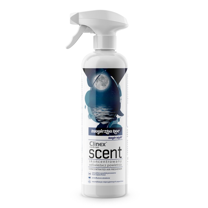 Clinex Scent Magic Night, 500 Ml, Cu Pulverizator, Odorizant De Camera