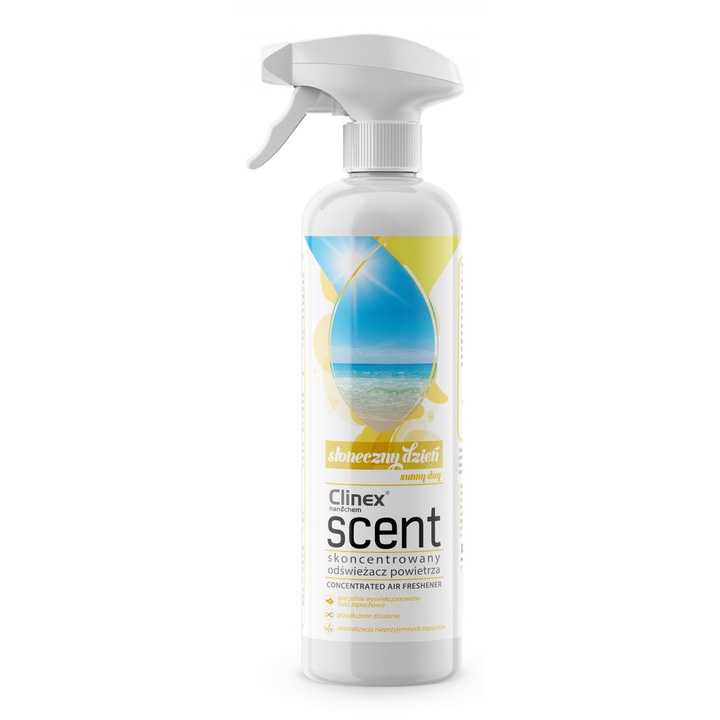 Clinex Scent Sunny Day, 500 Ml, Cu Pulverizator, Odorizant De Camera