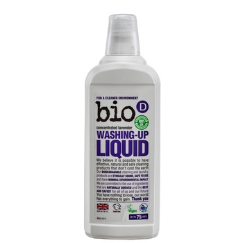 Detergent lichid pentru vase cu Lavanda, Vegan, 750 ml, Bio-D Detergent lichid pentru vase cu Lavanda, Vegan, 750 ml, Bio-D