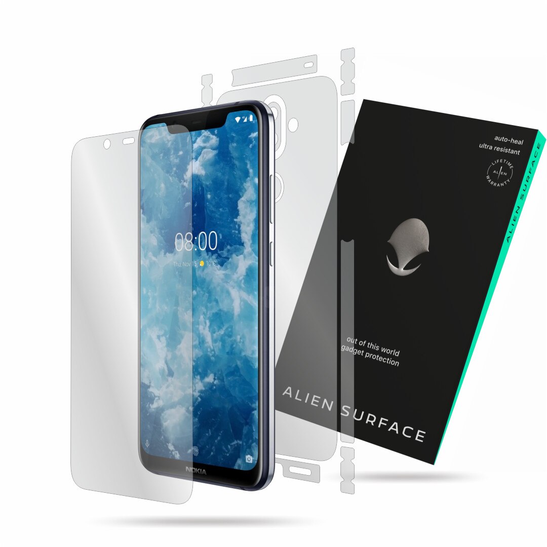 Folie Alien Surface, Nokia 8.1 (2019), protectie ecran, spate, laterale