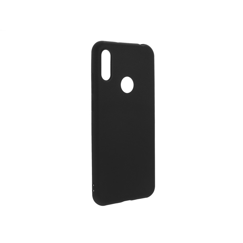 Husa de protectie spate Level pentru Huawei Y6 2019, Silicon, Negru
