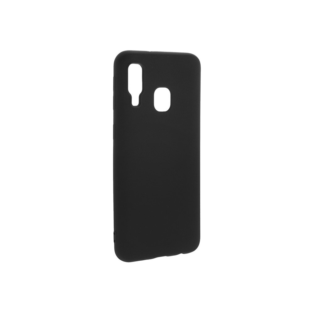 Husa de protectie spate Level pentru Samsung Galaxy A40, Silicon, Negru