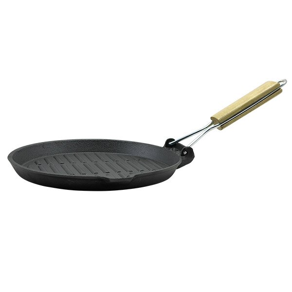 Tigaie grill Muhler, MR-2617CI, 26cm, Fonta, Negru