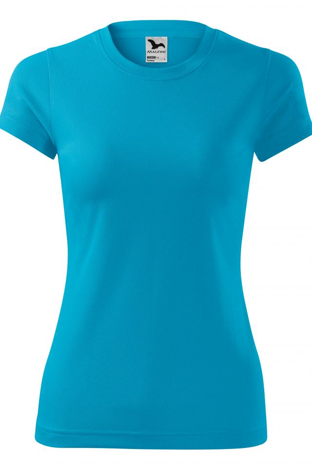 Tricou pentru dama Fantasy, Turcoaz