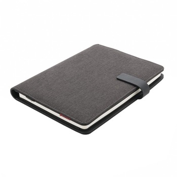 Agenda A5 cu organizator, XD by AleXer, KO, poliester, negru, breloc inclus din piele ecologica si metal Agenda A5 cu organizator, XD by AleXer, KO, poliester, negru, breloc inclus din piele ecologica si metal