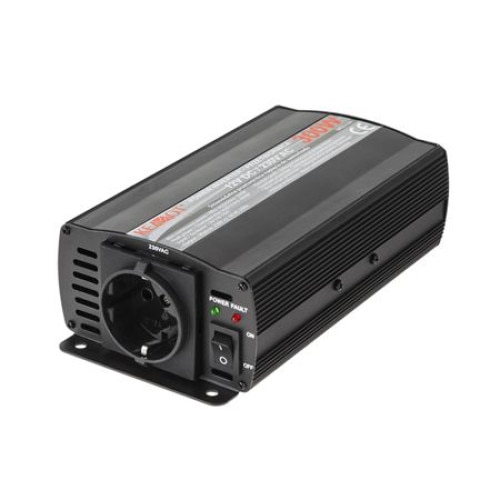 Invertor auto Kemot , putere 300 W , de la 12V-230V AC , protectie la scurt circuit