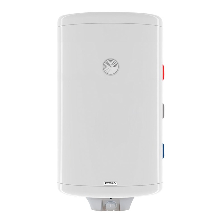 Електрически комбиниран бойлер TEDAN Combi Plus INOX 120 литра, вертикален, неръждаем, една серпентина, изводи отдясно, извод за термосонда, 3 kW