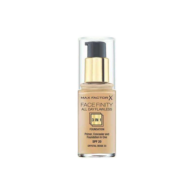 Fond de ten Max Factor Facefinity 3 in 1 SPF 20 crystal beige nr.33