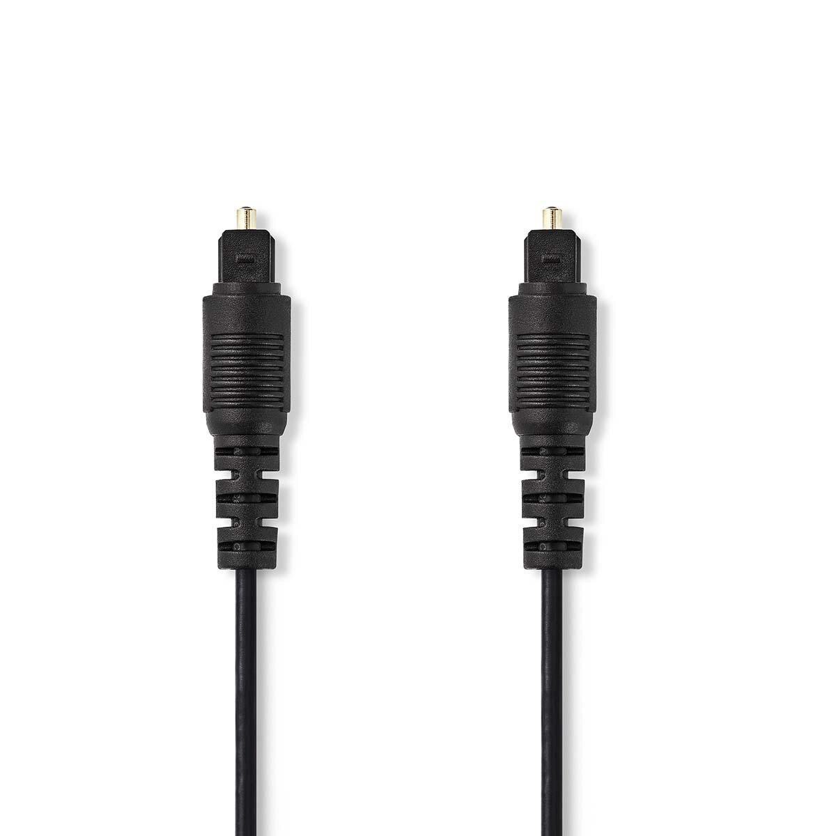 Cablu Audio Optic Nedis Toslink tata - Toslink tata 1m negru