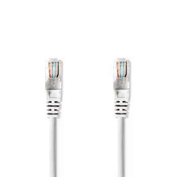 Cablu UTP Nedis cat5e mufat 10m patch cord gri Cablu UTP Nedis cat5e mufat 10m patch cord gri