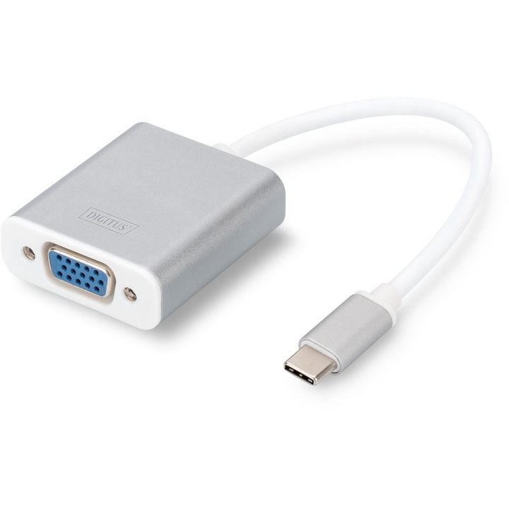 USB 3.0 típusú "C" adapter - VGA, Full HD, Digitus