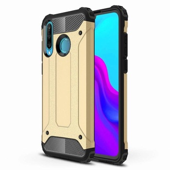 Husa Antisoc Forcell Armour pentru Huawei P30 Lite, Auriu Husa Antisoc Forcell Armour pentru Huawei P30 Lite, Auriu