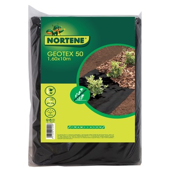 Geotextil negru 50 g/mp 1.6 x 10 m Geotextil negru 50 g/mp 1.6 x 10 m