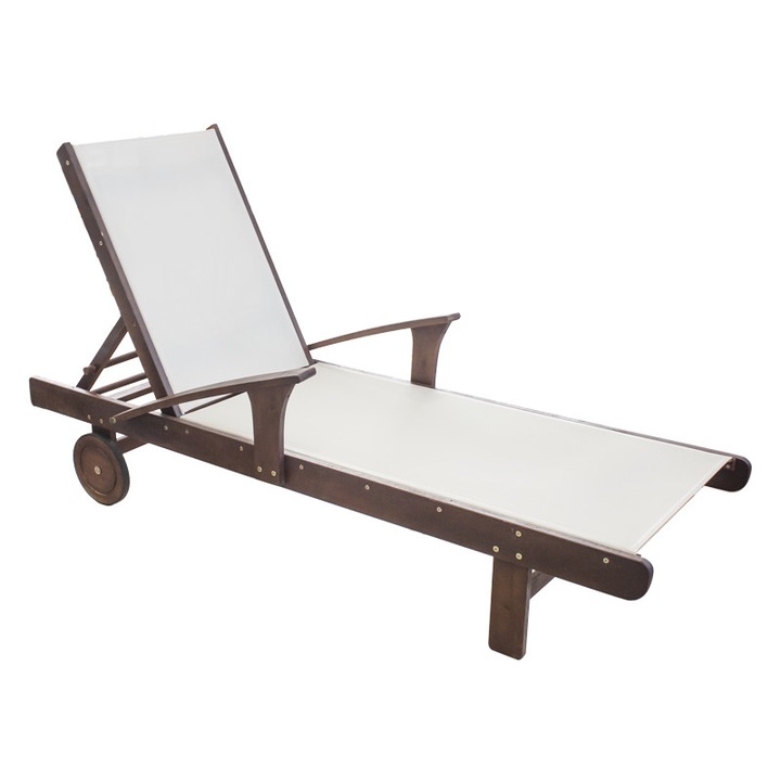 Raki Textil fa napozóágy karokkal 200x72x51cm