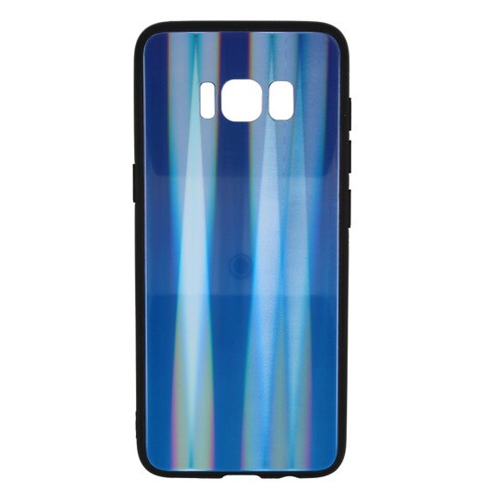 Husa Samsung Galaxy Galaxy S8 Glass Rainbow Blue