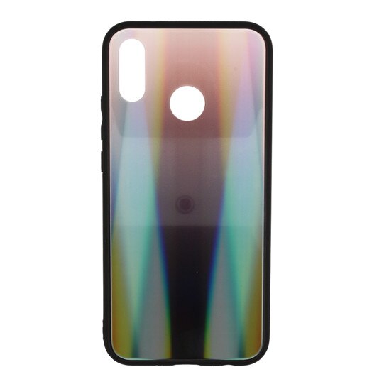 Husa Huawei P20 Lite glass rainbow brown-black