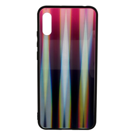 Husa Huawei Y6 2019 glass rainbow pink-black