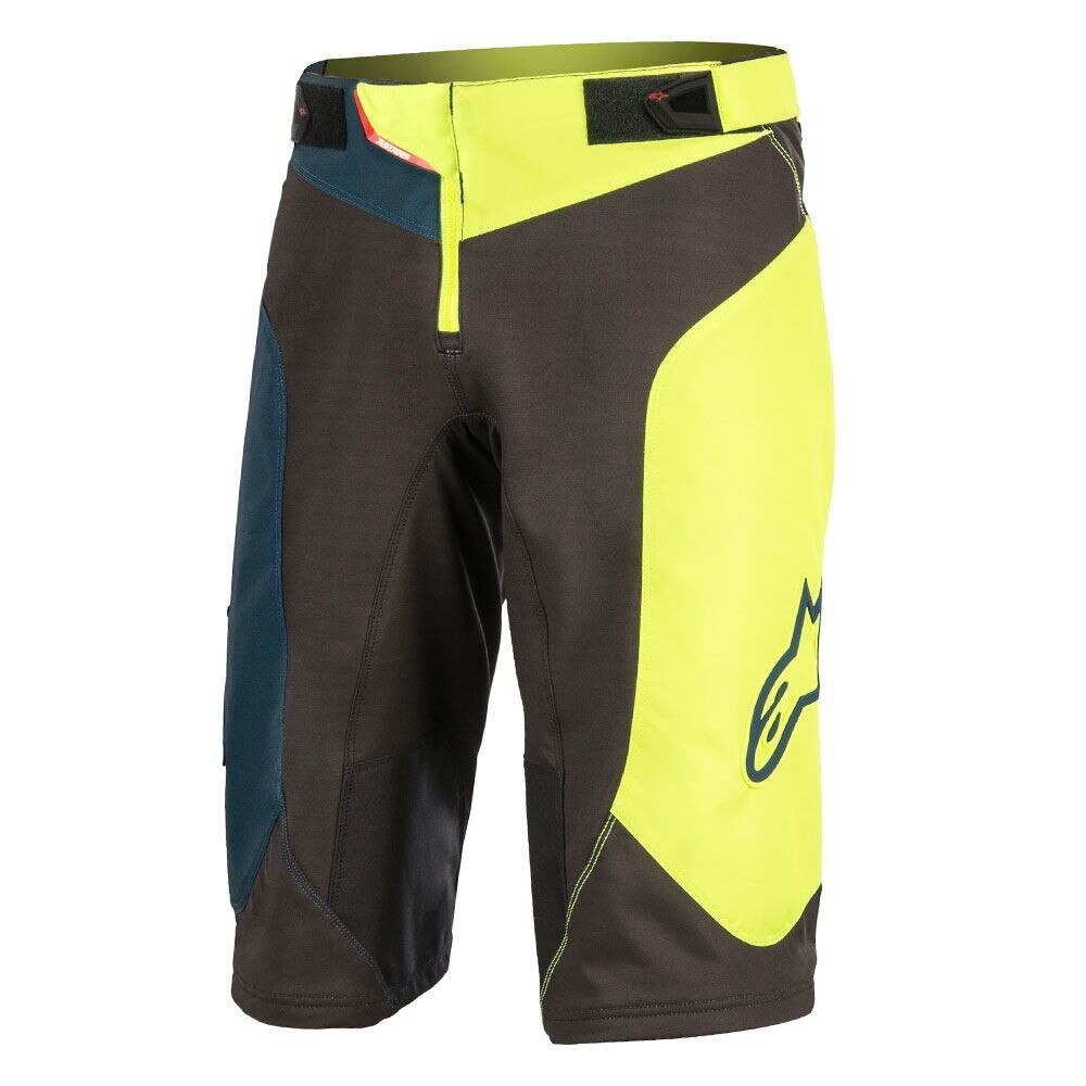 Pantaloni scurti Alpinestars Vector, Negru/Galben