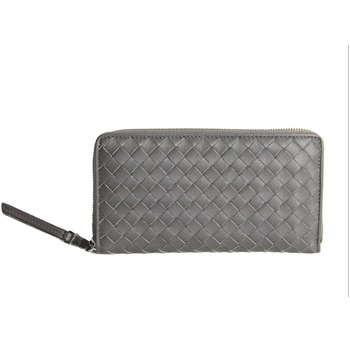 Portofel dama din piele naturala impletit manual, Dellaconte, Gri 5416-36 Portofel dama din piele naturala impletit manual, Dellaconte, Gri 5416-36
