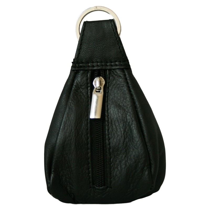 Portchei piele naturala Bellugio PCH25 albastru Navy