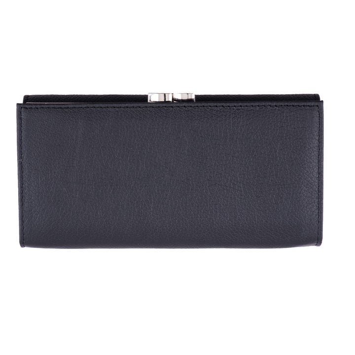 Portofel dama piele, Toro Nero, Everyday occasion black
