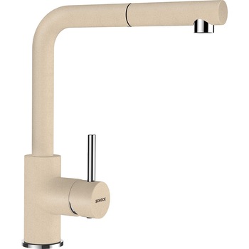 Baterie granit Schock Napos cu Dus Extractibil Moonstone Cristalite, finisaj granit, rotatie tija la 120 grade Baterie granit Schock Napos cu Dus Extractibil Moonstone Cristalite, finisaj granit, rotatie tija la 120 grade