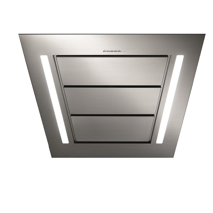 Hota de perete Falmec DIAMANTE, L=90cm, 800 mc/h, Inox, Aspiratie perimetrala, Telecomanda-optional