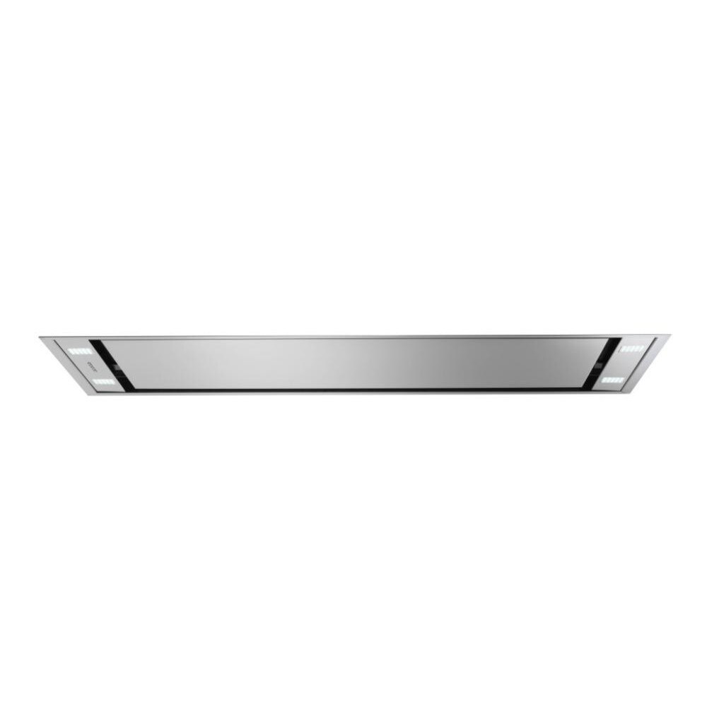 Pachet hota de plafon FALMEC STELLA L=90 cm si motor sub acoperis 1300 mc/h, Aspiratie perimetrala, Dynamic LED Light, Telecomanda inclusa, Timer